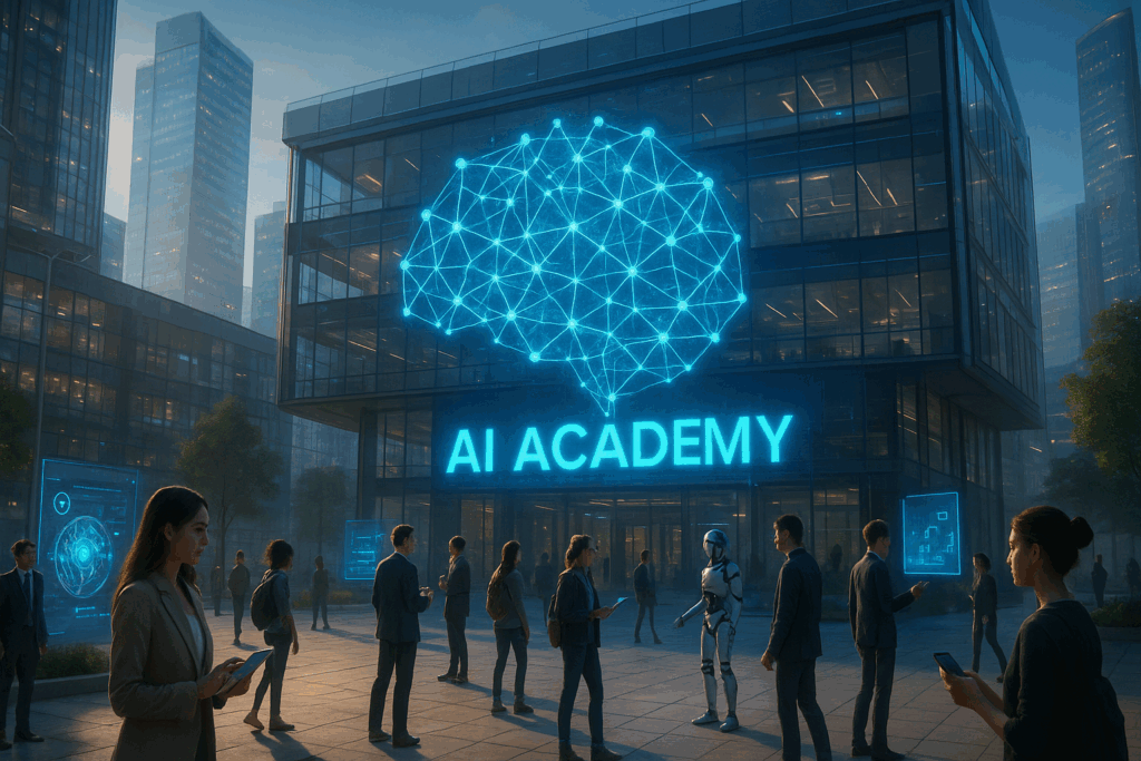 KI-Academy Aufbruch in eine neue Welt.