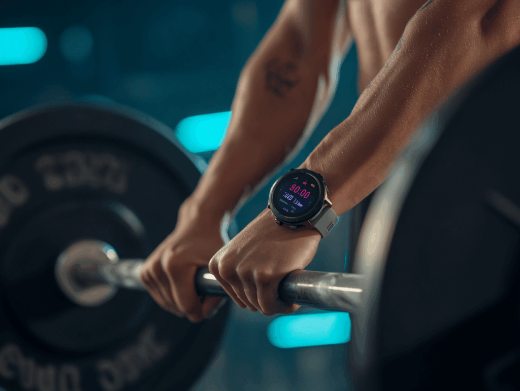 Sportuhr im Fitness