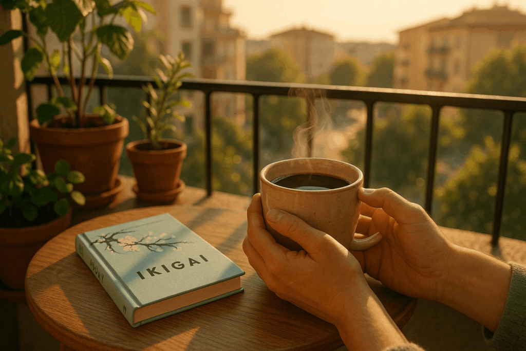 Motivation am Morgen – Mit einer bewussten Teezeremonie den Tag starten und den eigenen Lebenssinn nach dem Ikigai-Prinzip finden.